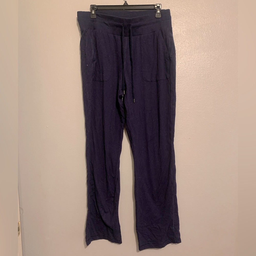 Women’s jogger pants, dark blue size large